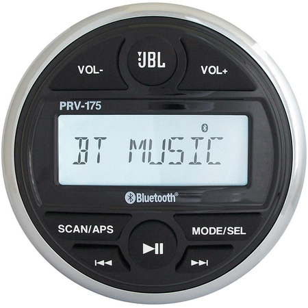 JBL PRV 175 AM/FM/USB/Bluetooth Gauge Style Stereo JBLPRV175